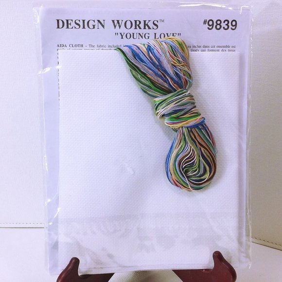 Design Works #9839 Counted Cross-Stitch Kit 'Young Love' Judy Cooley New NIP - Picture 5 of 5